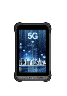 Waterproof 8 Inch NFC Rugged Touch Screen Tablet Qualcomm SDM4350 Drop Test 1.2m 5G LTE USB HDMI